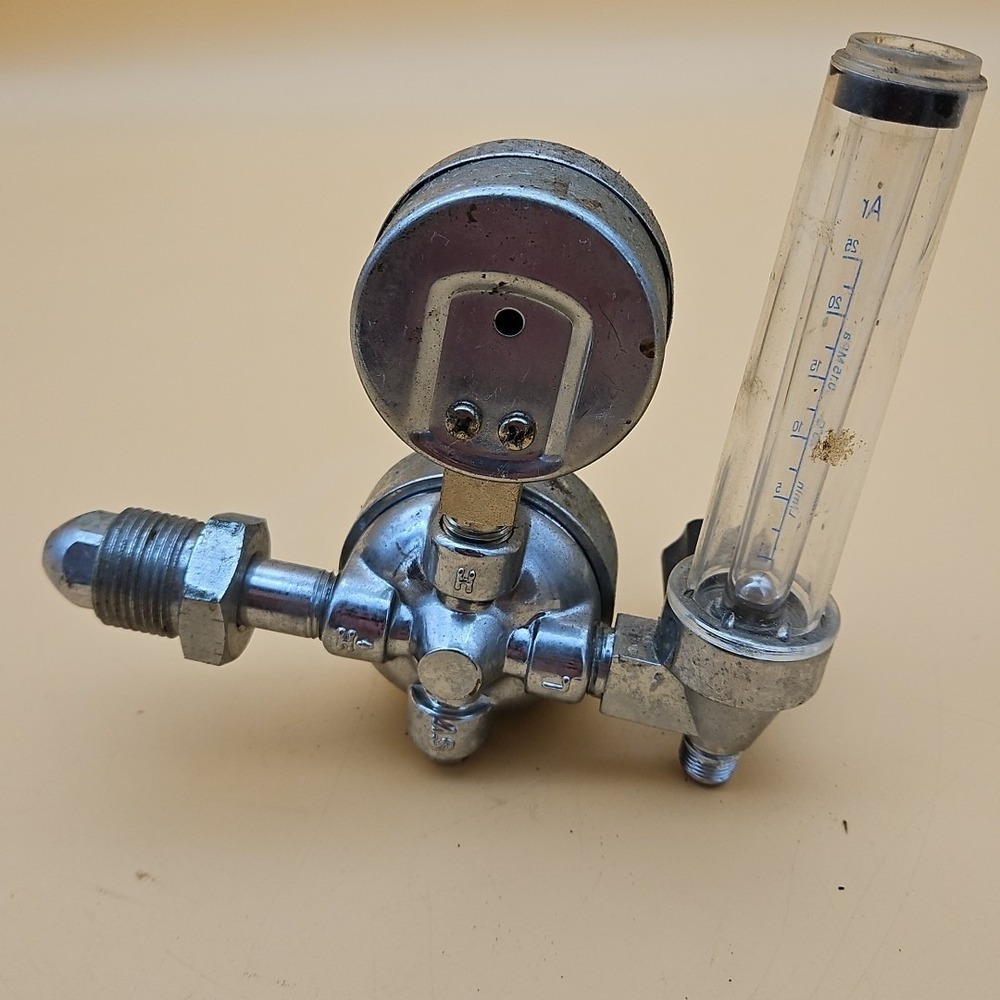 Vintage Argon Regulator Gauge Model WSAr-731L Untested As Is - Picture 7 of 7